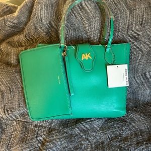Anne Klein Bag and pouch duo